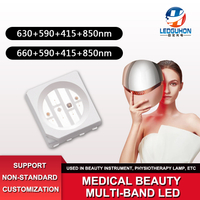 LED smd 5050 de longitud de onda múltiple 4 en 1 para belleza médica