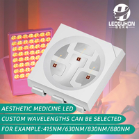 LED smd monocromático 5050 de 0,2 W para belleza médica