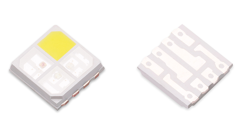 2W 5054 Niebla cuadrada RGBW 4IN1 SMD LED