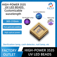 Fuente de luz de curado UV de cerámica 3535 UV 305-310nm