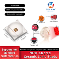 Ceramic 7070 Infrarrojo 740/850 nm LED BEAD Médica Belleza Medicina Especial Fuente de luz LED LED