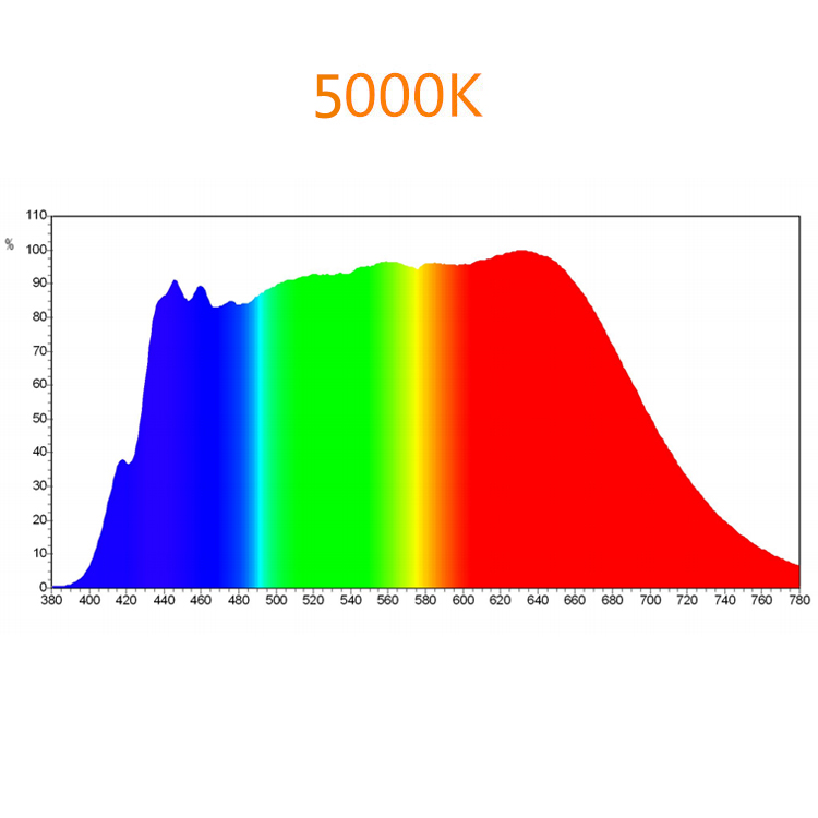 5W 5050 SMD 5000K LED de espectro completo