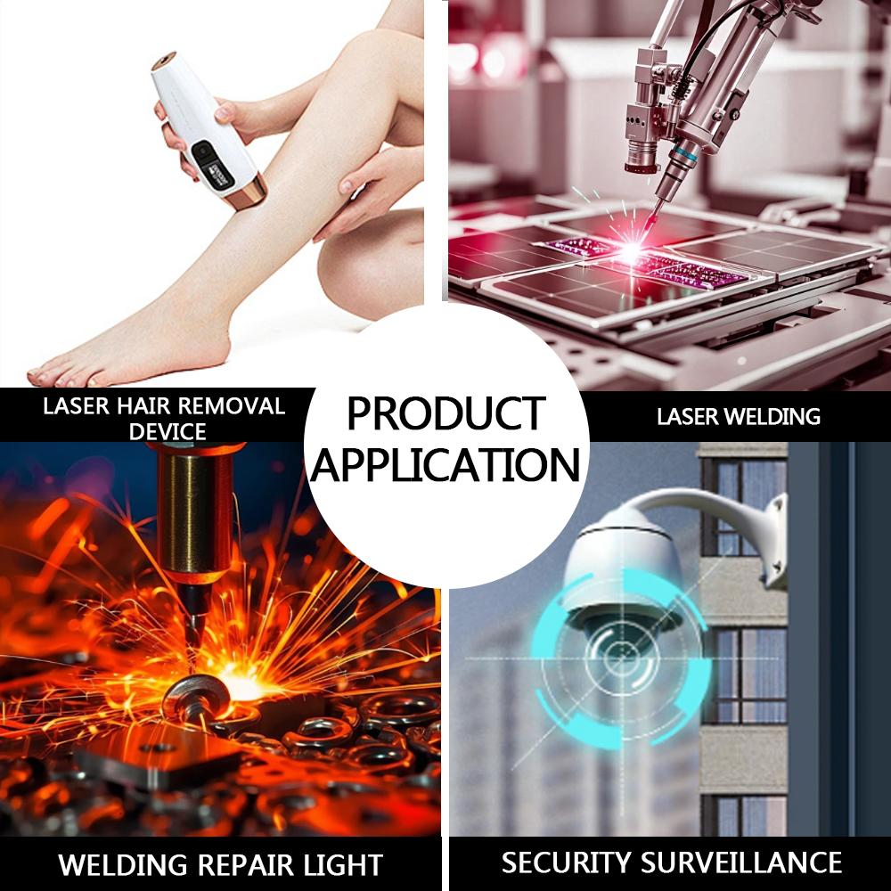 Fuente de luz LED de alta potencia de un solo núcleo infrarrojo láser 5050 VCSEL