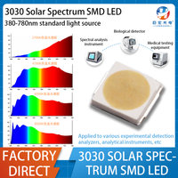 3030 SMD LED cuenta espectro solar 380-780nm instrumento de detección analizador espectro completo fuente de luz LED